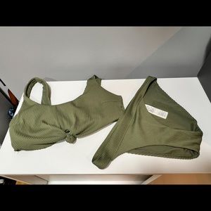 Olive green bikini